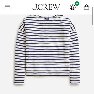 🇫🇷 made in France j crew x Saint James Breton oversized slouchy stripe Medium